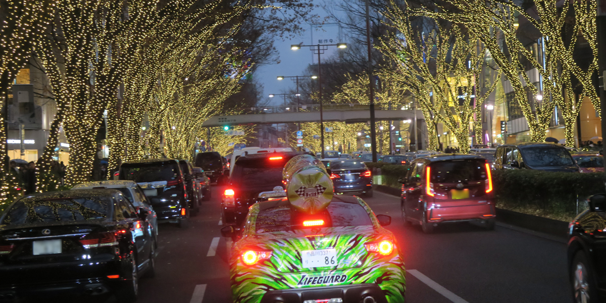 2018.12.22 ライフガード86カーとHILUX走行