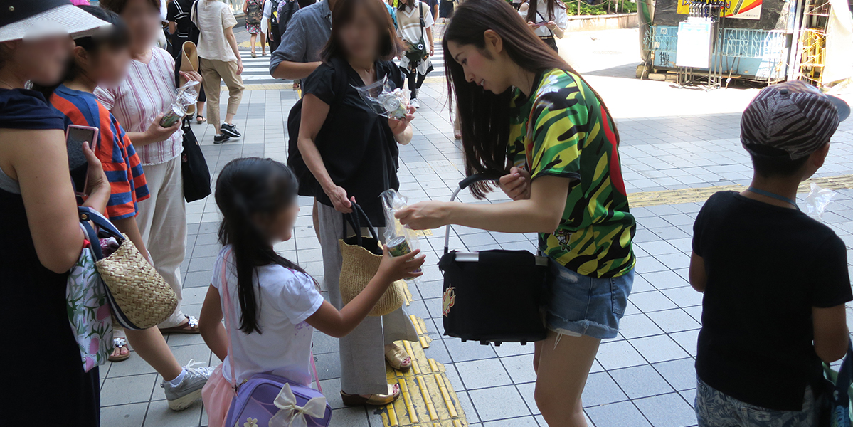 2019.8.11　ライフガードカー走行＆サンプリング