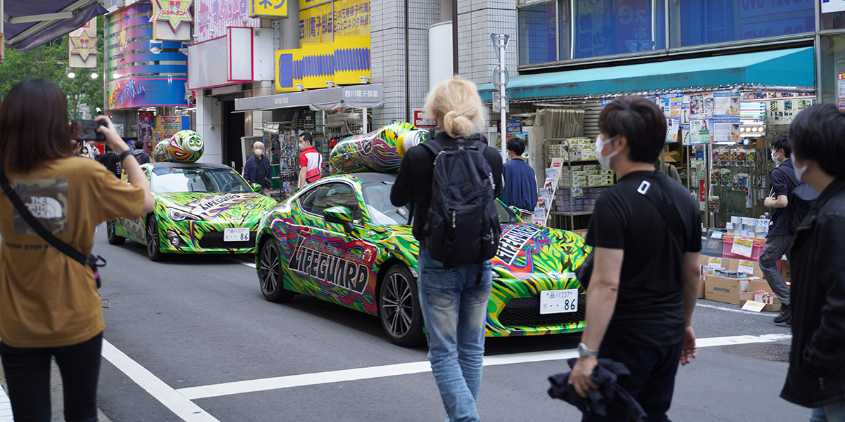 2022/6/11　ライフガードカー走行